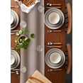 thumbnail image 2 of nqOlkjepod Brown Ombre Table Runner 36 Inches Long Farmhouse Dress Scarves, Grey Modern Abstract Art Dining Tablerunner for Coffee Table/Kitchen Island/Party Décor, Small 13" x 36", 2 of 8