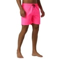 thumbnail image 4 of INSPIRE CHIC Men's Shorts Summer Colorful Elastic Waist Drawstring Surfing Board Shorts 32 Pink, 4 of 6