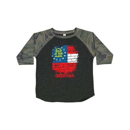 

Inktastic Graffiti Georgia State Flag Gift Toddler Boy or Toddler Girl T-Shirt