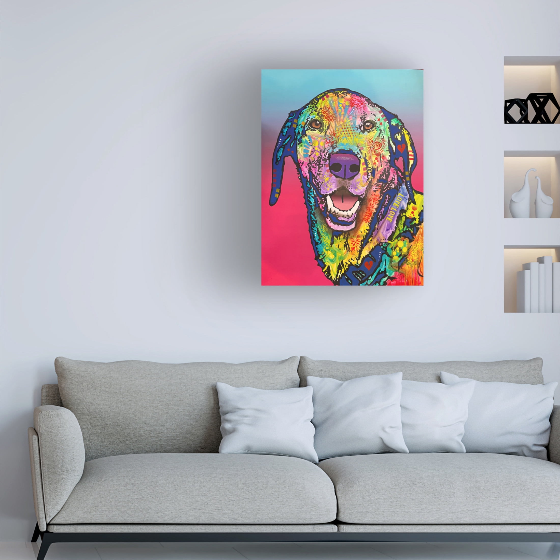 Canvas Wall Art - Dean Russo 'Zoomies Expert' Wall Art for Living Room, Bedroom, or Office Décor by Trademark Fine Art - 24 x 32 Inches