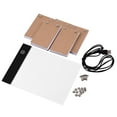 thumbnail image 3 of Portable Flip Book Kit with Light Pad Tablet LED Light Box 3 Level Brightness Control 300 Sheets Flipbook Paper with Binding Screws for Tracing and Drawing, 3 of 7