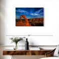 thumbnail image 3 of Elephant Stock Utah Arches National Park Wall Art - Horizontal Canvas Wall Art - Living Room Wall Decor - Nature Canvas - Brown And Blue Decor - 30" x 20", 3 of 8