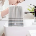 thumbnail image 5 of Btomtd Cotton Hand Towels for Bathroom, Soft Thick and Absorbent Dry Bath Towels, Large Washcloth for Shower Home Gym, 1-Pack, Size 28" x 13", White, 5 of 7