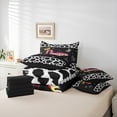 thumbnail image 6 of Castle Fairy Boys Girls Leopard Print Twin Bedding Sets 7-Piece,Queen Crown Butterflies Bedding Comforter Set Microfiber,Dreamy Princess Breathable Sheet Sets,Microfiber Bedroom Decor,Reversible, 6 of 8