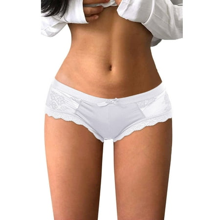

Yuelianxi Womens Lingerie Cotton Panties Womens Panties Panties Panties Low Waist Lace Bikini Sets