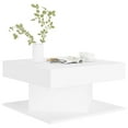 thumbnail image 2 of vidaXL Coffee Table White 57x57x30 cm Engineered Wood, 2 of 3