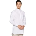 thumbnail image 1 of Royal Kurta Men's Cotton Kurta Shirt (46, White), 1 of 1