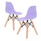 thumbnail image 1 of Set De 2 Sillas Infantiles Diseño Eames Para Etapa preescolar Púrpura Baby Gaon GN-KEC01, 1 of 9