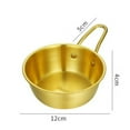 thumbnail image 1 of CNKOO  304 stainless steel hot pot dipping bowl food sauce cup Korean rice wine bowl, 1 of 5