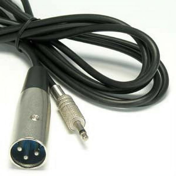 ACCL 6Ft XLR Male to 3.5mmm Mono Male Cable, 3 Pack