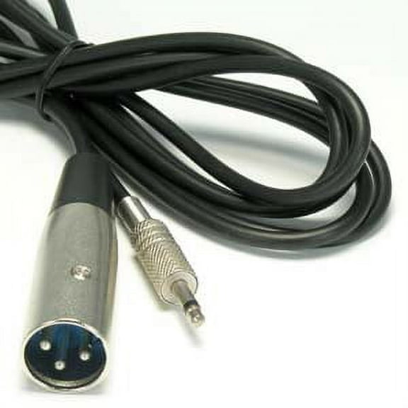 ACCL 6Ft XLR Male to 3.5mmm Mono Male Cable, 1 Pack