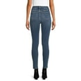 thumbnail image 3 of Time and Tru Women's High Rise Curvy Skinny Jeans, Available in Regular and Short Inseams, Sizes 0-22, 3 of 6