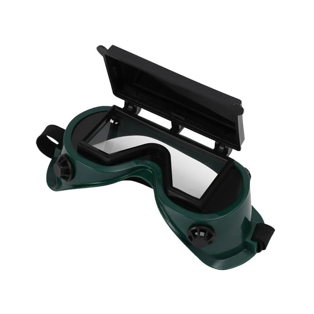 Gafas de soldador,Gafas de soldadura portátiles Gafas de soldador Visera,Gafas protectoras de seguridad antirreflejo,Gafas de soldadura delanteras abatibles Protección para los ojos,Soldador