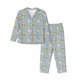 thumbnail image 1 of Balery Baby Elephant Giraffe Conjunto de Pijama con Estampado para Mujer, Conjunto de Dos Piezas con Manga Larga, Ropa de Dormir Suave con Bolsillos, Pijamas Cómodos-X-Large, 1 of 7