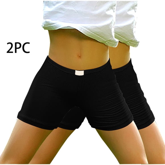 Odeerbi 3-14 Años Niñas 2 Pcs Pantalones Cortos de Bicicleta de Algodón Seguridad de Bajo Vestido Pantalones Cortos de Deslizamiento Pantalones Cortos de Danza de Encaje de Yoga Corta