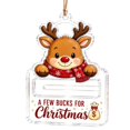 thumbnail image 2 of Christmas Money Holder for Cash | Cute Acrylic Christmas Tree Novelty Money Gift Box | Funny Christmas Ornament for Indoor Holiday Home Decor | Unique Christmas Gift Idea for, 2 of 8