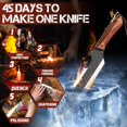 thumbnail image 3 of Cuchillo para deshuesar carnicero, estilo rococó, con funda, 8.8 pulgadas, 3 of 9