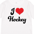 thumbnail image 4 of Inktastic I Love Hockey Girls Long Sleeve Toddler T-Shirt, 4 of 5