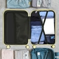 thumbnail image 6 of Light Yellow 24 inch Carry On Luggage, Checked Luggage with Cup Holder & Spinner Wheels Carry On Suitcase Airline Approved with USB Interface Lightweight Travel Luggage Suitcase, 6 of 22
