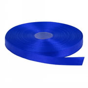 Royal Blue Solid Color 3/8-Inch Straight Edge Ribbon, 100-Yards
