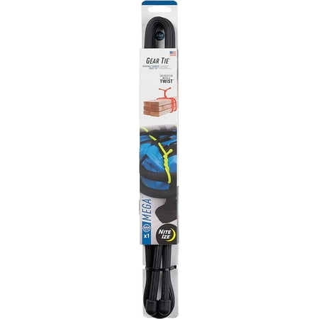 Nite Ize Gear Tie Mega Twist Tie 64  Black