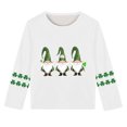 thumbnail image 5 of Blusas y camisas de manga larga con cuello redondo, moda del Día de San Patricio, blusa informal con estampado bonito de manga larga para niños y niñas., 5 of 5