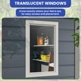 thumbnail image 2 of Uforic 6.3x6.2ft Outdoor Resin Storage Shed with Windows,Vents,and Secure Doors,All-Weather Plastic Storage Unit for Poolside,Lawn,Backyard,and Patio, 2 of 11