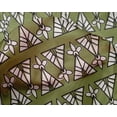 thumbnail image 4 of oneOone Silk Tabby Fabric Floral & Triangle Block Print Fabric By Yard 42 Inch Wide, 4 of 4