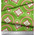 thumbnail image 3 of Soimoi Velvet Fabric Damask Ethnic Print Fabric by the Yard 58 Inch Wide, 3 of 3