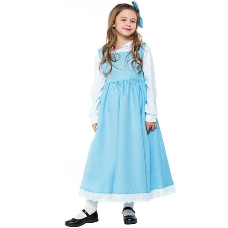 

Children Blue and White Theatre All Saints Fairy Tale Stage Performance Baby Girl Dress Mint Thanksgiving Outfit Girl Toddler Girl Skirt Set Taking Home Baby Girl Outfit 3 to 6 Month Baby Girl Clothes