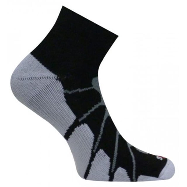 SS 4011 Sport Plantar Fasciitis Arch Support Ped Compression Socks, Black - Large