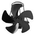 thumbnail image 1 of Wall Hanging Fireplace Fan, 5 Blade, Non Electric, Heat Powered, Aluminum Alloy, , Silent, Wide Range of Applications, Unique Design, Safe, Simple and Easy to Install, 1 of 8