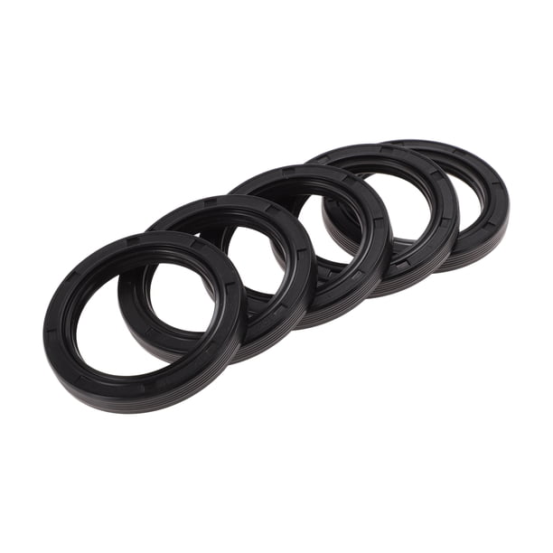 Anillo de Sello de Aceite Universal TG4 Lip Sello de Eje Rotativo 45x62x8mm Alta Presión Caucho NBR Negro 5 Pcs