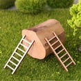 15PCS Mini Wooden Staircase Model Ornaments Stairway Microlandschaft