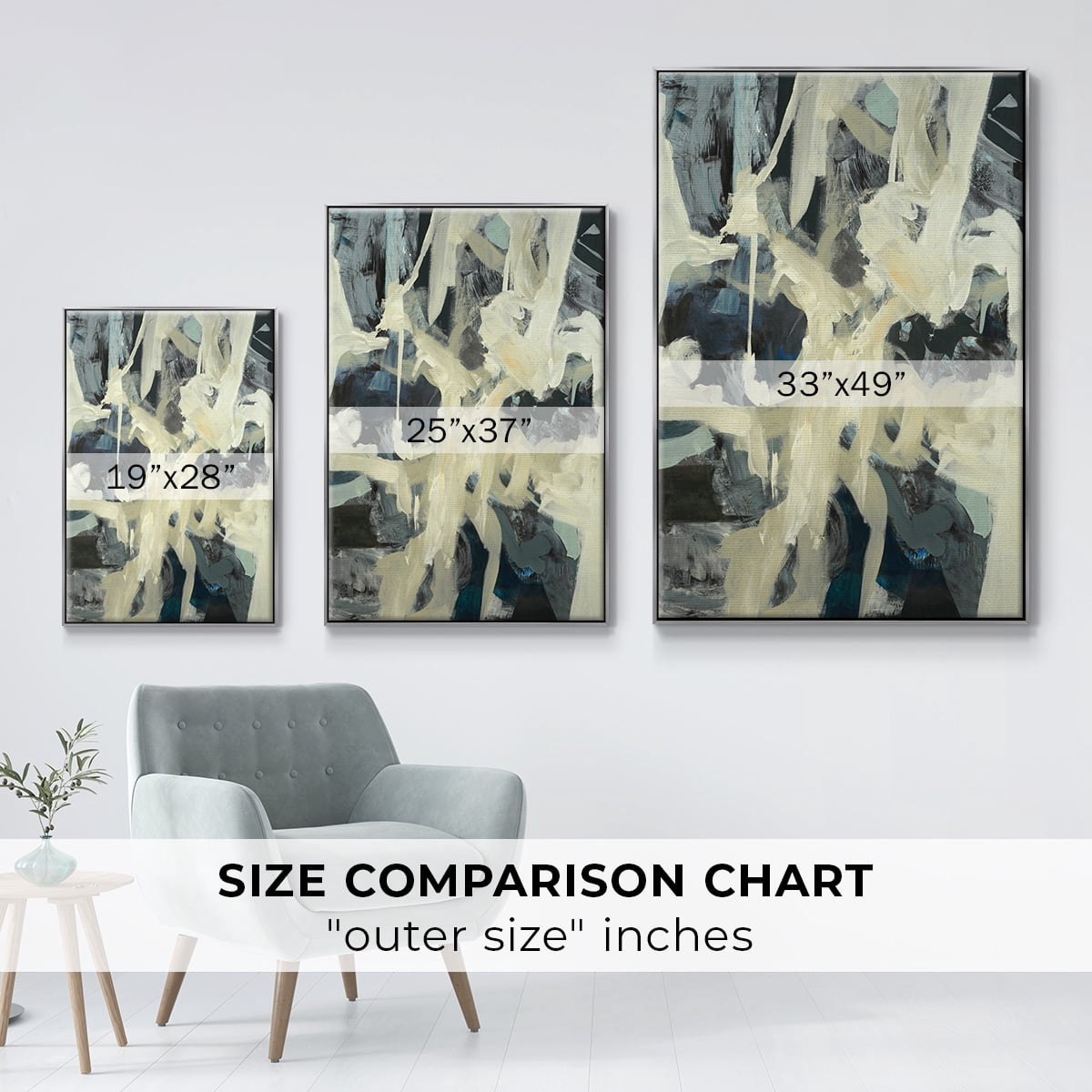Bearers Framed Premium Gallery Wrapped Canvas - Ready to Hang - 17 x 25 - Silver Floating Frame