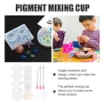 thumbnail image 4 of Miangastore Mixing Cups Tool Kit Assorted Color Plastic 26Pcs 6.69x5.51x2.4 Inch, 4 of 9