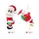 thumbnail image 2 of Muñeco de Papá Noel Danza eléctrica yeacher Decoración navideña Navidad Sacudiendo las caderas Juguetes, 2 of 7