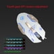 thumbnail image 5 of Ratón mecánico con cable Pisexur A8 para juegos de deportes electrónicos, lámpara de respiración controlable de cuatro colores, programación de macros personalizada de 6 teclas, ajuste de velocidad v, 5 of 6