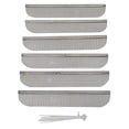 thumbnail image 5 of Valterra Bug Screen - RV Appliance A10-1313VP Refrigerator Vent; 8.1 Inch Length x 1.5 Inch Width; Stainless Steel; Package Of 6; With Plastic Ties; With Retail Package, 5 of 5