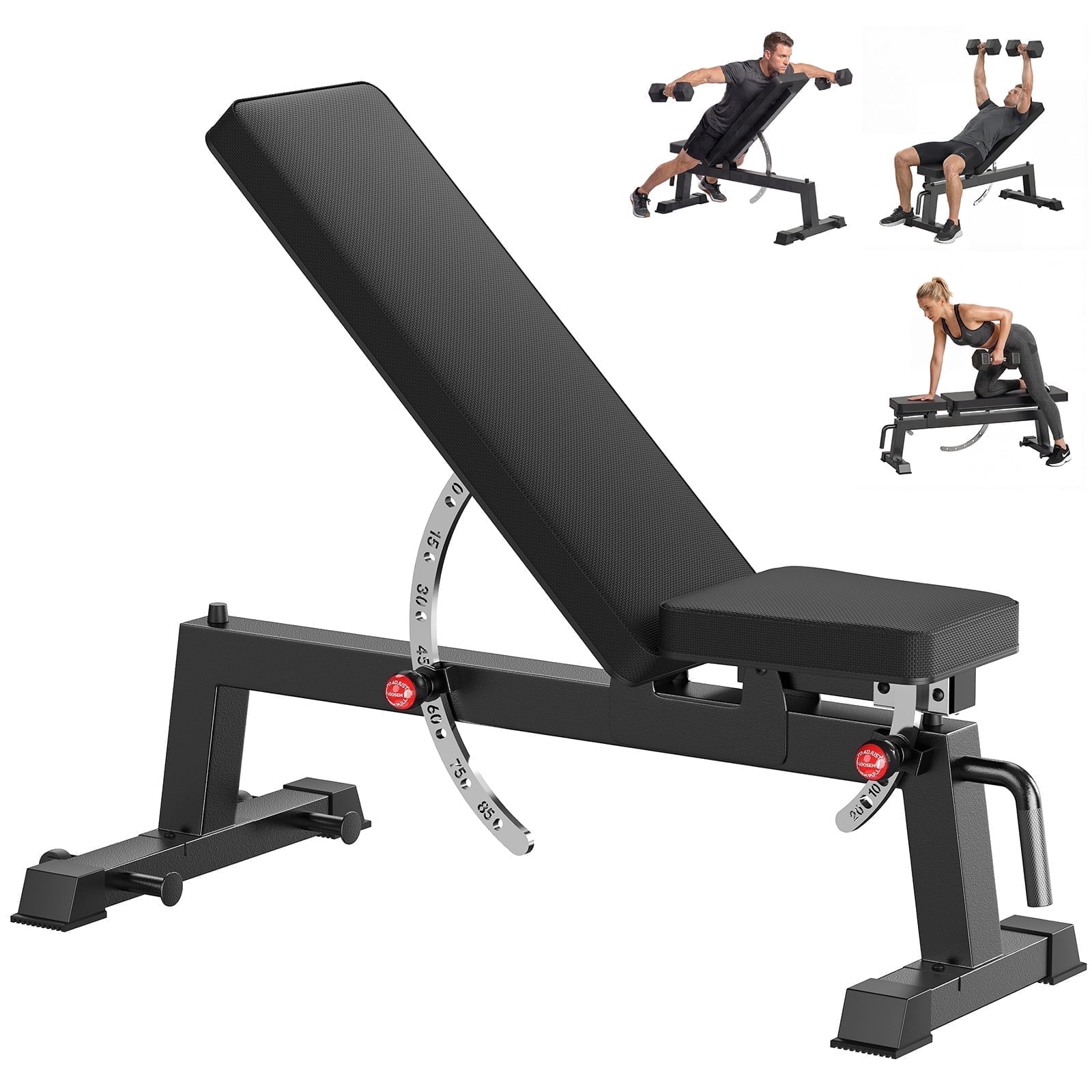Z ZHICHI Adjustable Weight Bench, Multi-Function Workout Bench