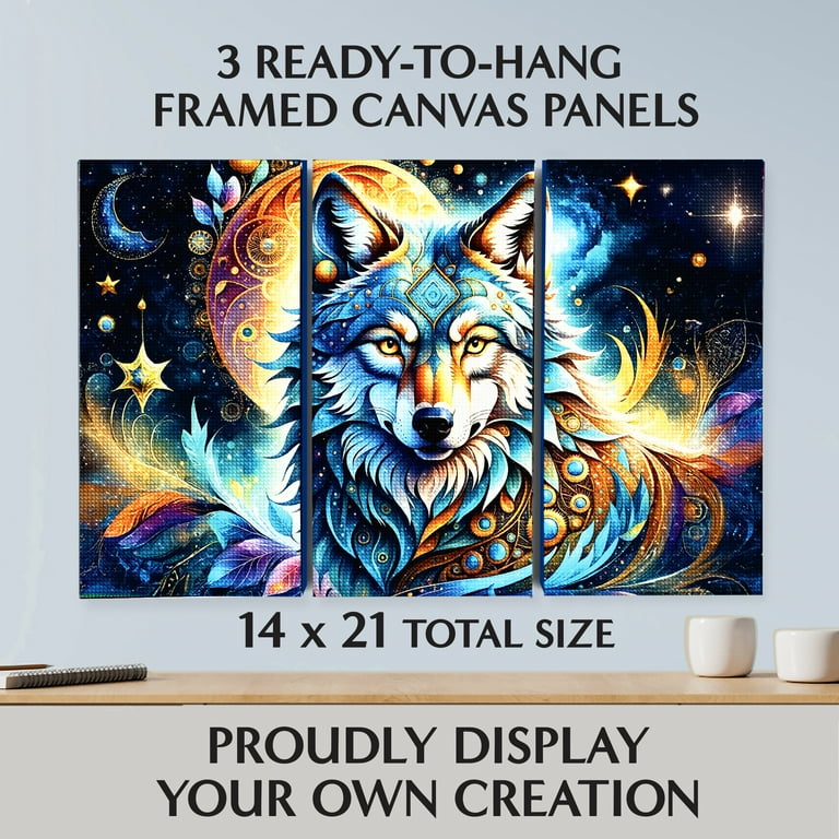 ArtSkills Diamond Painting Kit, Diamond Art Ready to Hang Framed