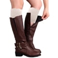 thumbnail image 1 of Trayknick Mode Femmes Filles Dentelle Fleur Extensible Poignets de Bottes Jambières Chaussettes, 1 of 13