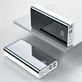 thumbnail image 2 of Misty 80000mAh Power Bank Fast Charging 22.5W USB C External Battery Pack With Flashlight White, 2 of 5
