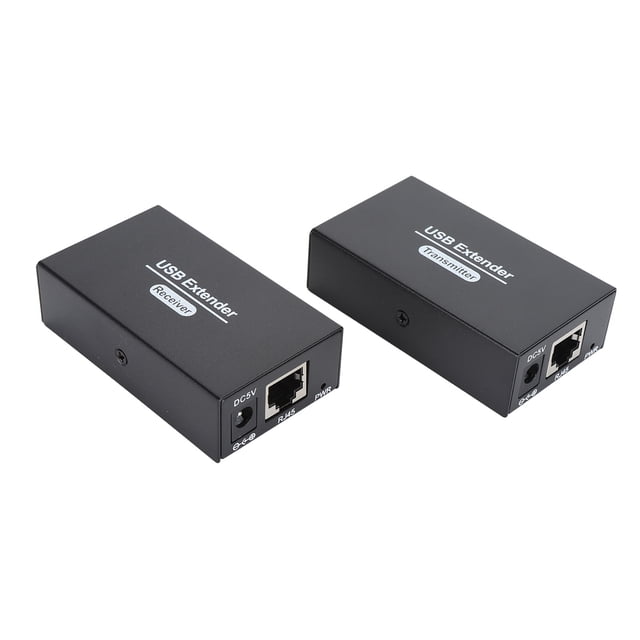 USB 2.0 Extender Up to 120m Over Cat5e/6/7, 4 USB 2.0 Ports, USB Over Ethernet Extender RJ45, for , for OS X, for , for Linux, USB Extender
