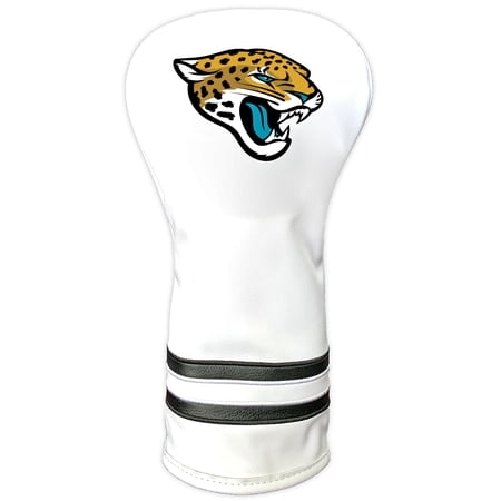 White Jacksonville Jaguars Vintage Driver Golf Headcover