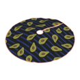 thumbnail image 2 of Kll Avocado Christmas Tree Skirt 36",Party Decorations Farmhouse For Christmas Decorations Holiday Party, 2 of 8