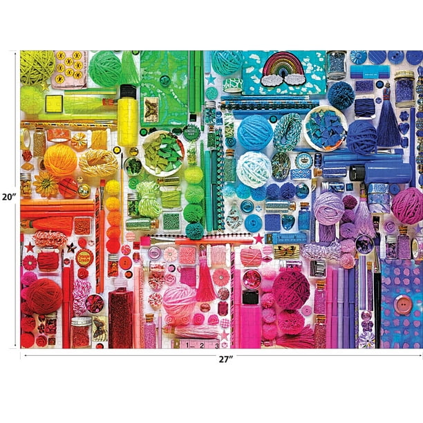 Cra-Z-Art Kodak 1000-Piece Instant Rainbow Jigsaw Puzzle - Walmart