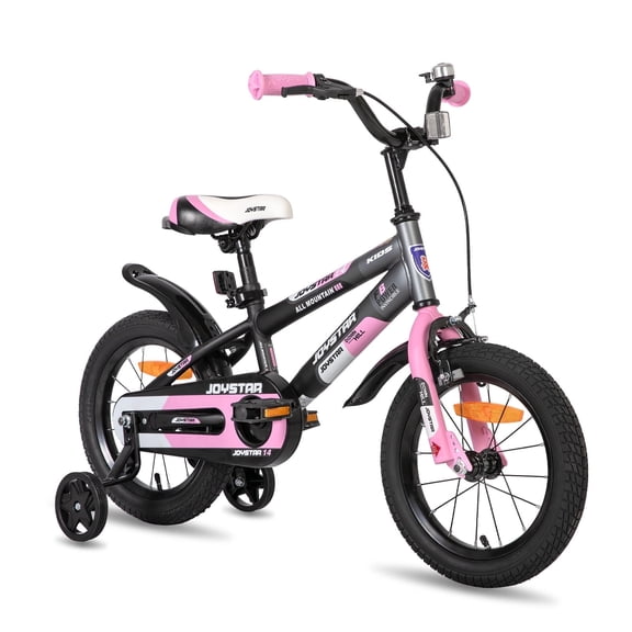 JOYSTAR New Berry Kids Bike, Ages 3-10, 12-20 Inch with Training Wheels, Pink