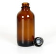 thumbnail image 3 of FEFEDFAA-6 Pack 8 Ounce Empty Glass Bottles with Lids, Amber Glass Growlers with Tight Seal Lids, Perfect for Secondary Fermentation, Storing Kombucha, Kefir, 3 of 3