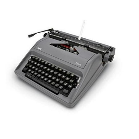 Royal Consumer Products 79103Y 11 in. Epoch Portable Manual Typewriter, Gray